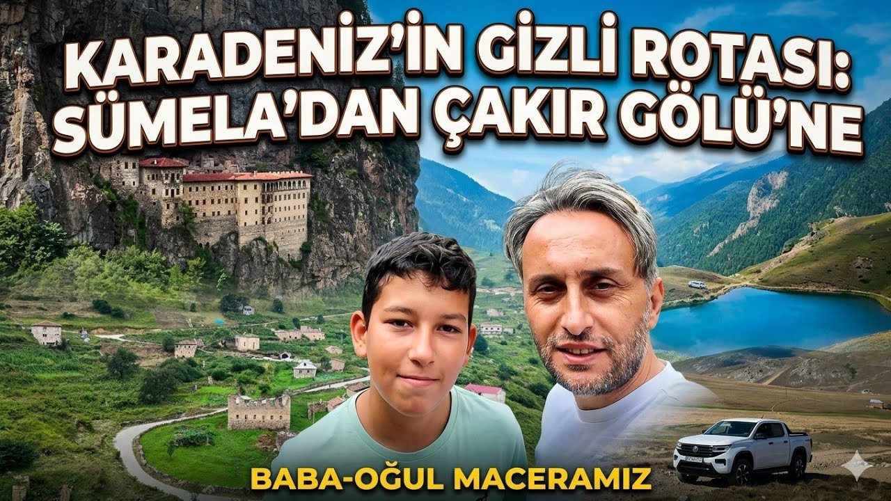 Sümela, Santa Harabeleri , Çakır gölü Trabzon Maçka Yaylaları ve Tarihi Yerleri gezdik 