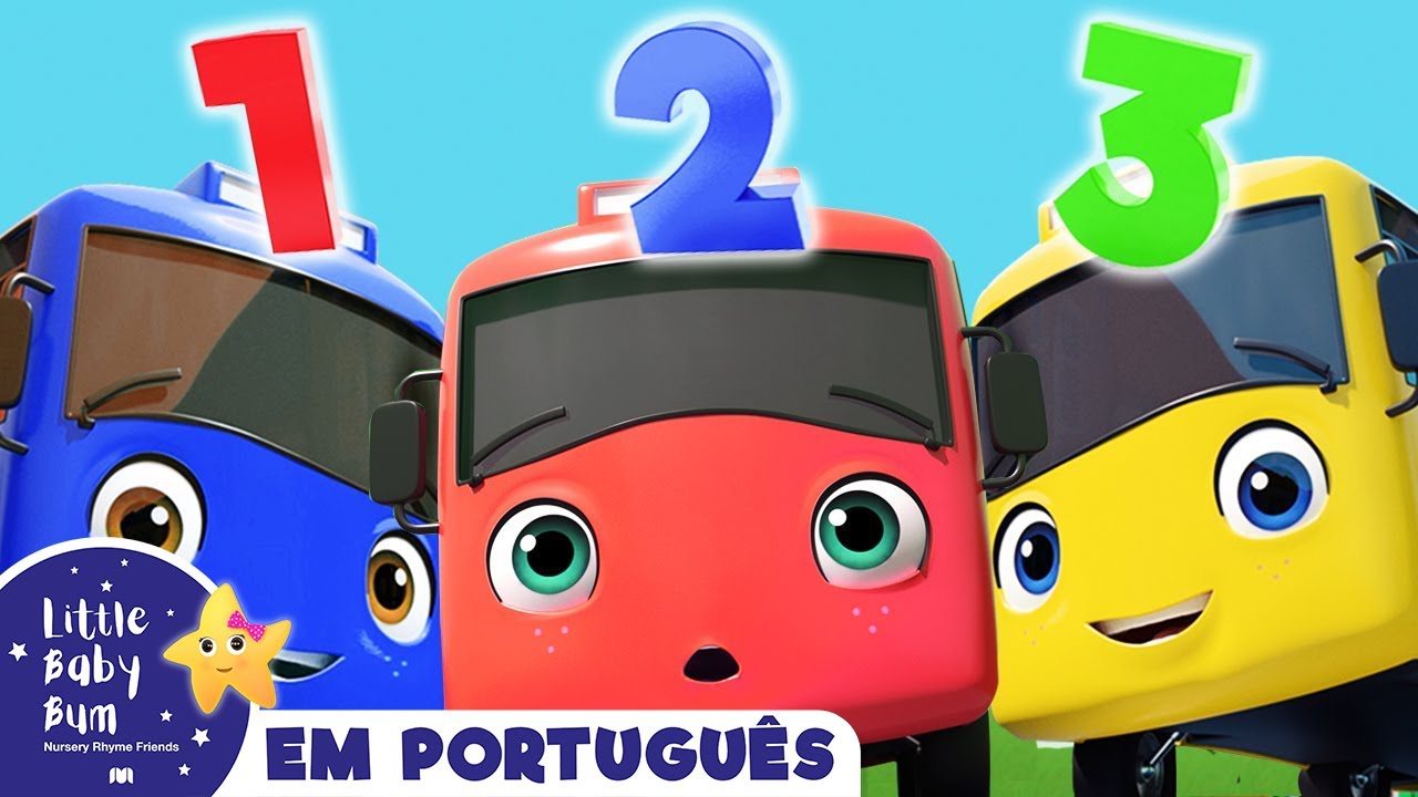 10 pequenos ônibus | TV infantil | Desenhos Animados | Lellobee