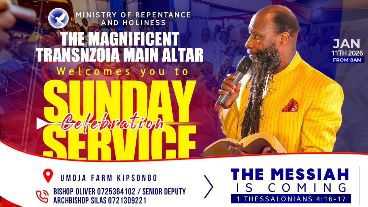 THE MAGNIFICENT TRANSNZOIA MAIN ALTAR SUNDAY SERVICE 11TH JAN .2026
