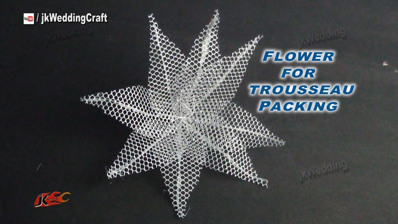DIY Flower For Trousseau Packing | How to make | JK Wedding Craft 037