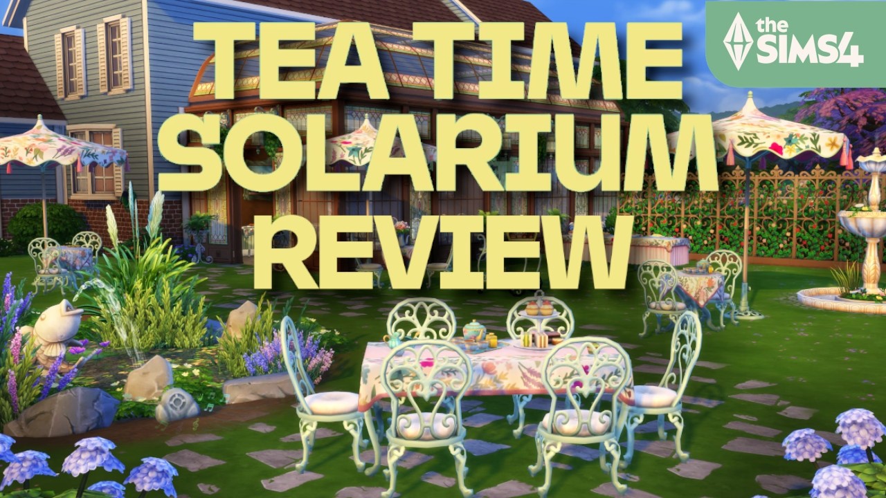 Tea Time Solarium Kit First look and Review! |The Sims 4
