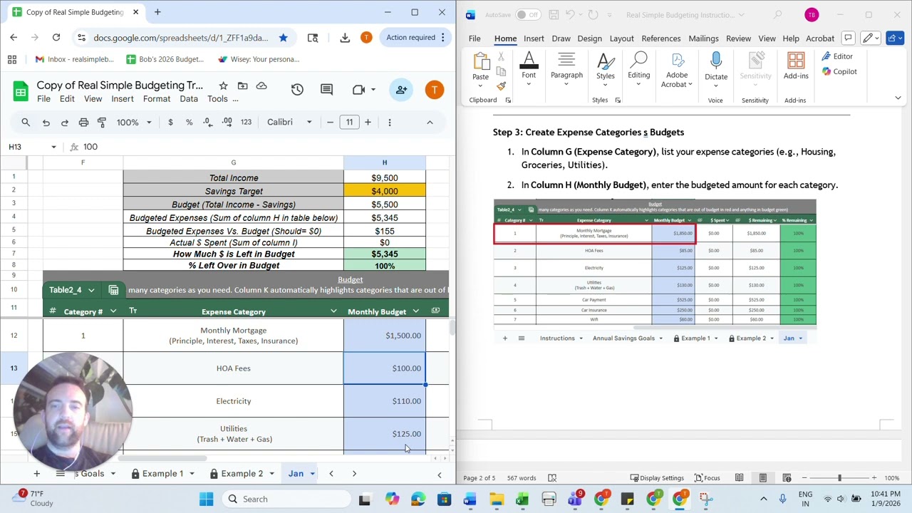 Step 3: Create Expense Categories