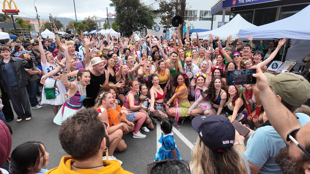 (4K) Walk | Wellington Batucada @ the Newtown Festival 2026 | DJI Osmo Pocket 3