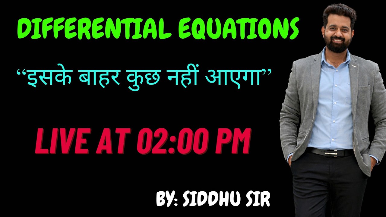 DIFFERENTIAL EQUATIONS BOARDS 2026