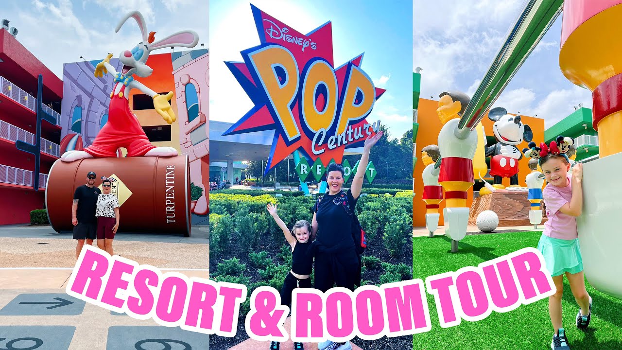Disney's POP Century Resort - Full Resort & Room Tour!!