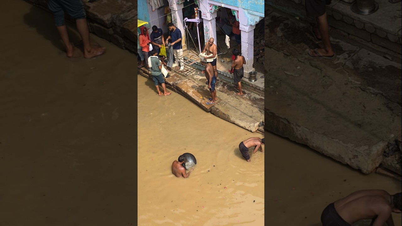 Varanasi Ganga Ghat Flood! Manikarnika Ghat Flood Varanasi 2025
