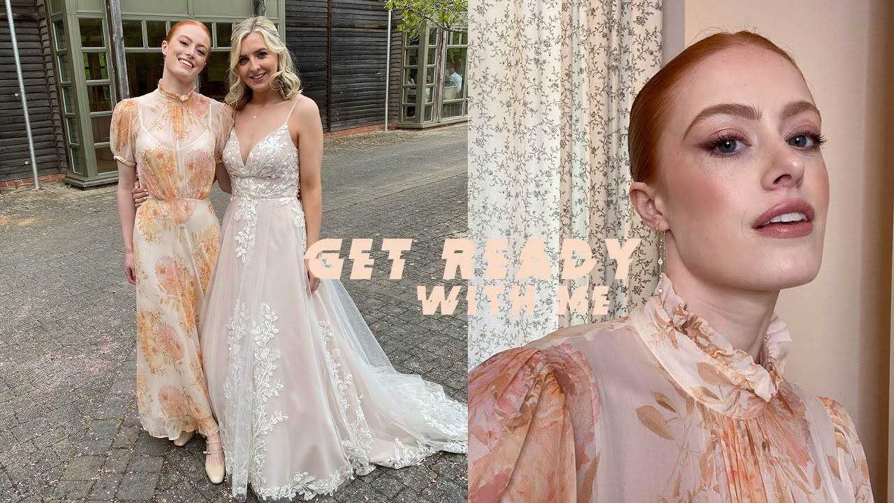 GET READY WITH ME FOR MY FRIENDS WEDDING! | MsRosieBea