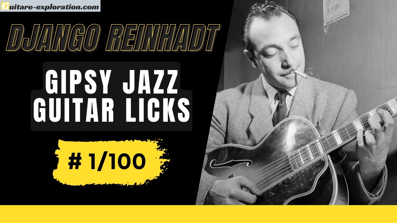 Django Reinhardt Gypsy Jazz Guitar Licks (1/100)