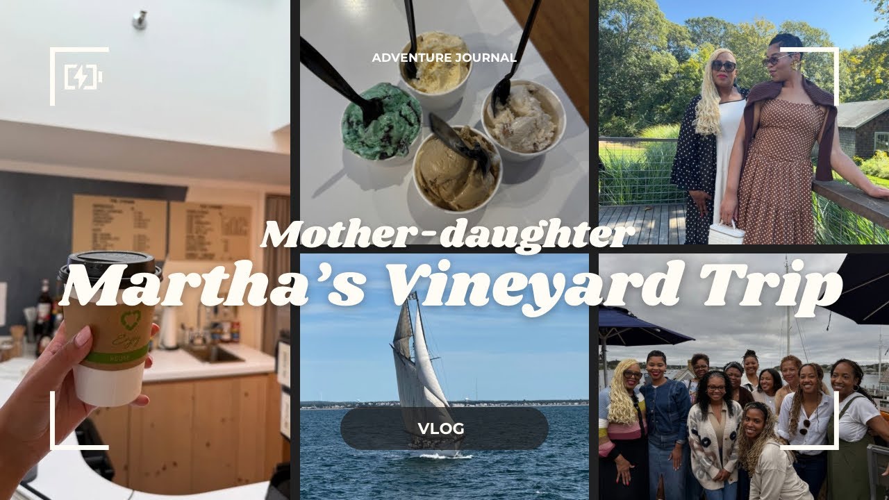 Mother-Daughter Martha’s Vineyard Trip | Oaks Bluff - Needlepoint Class, Sightseeing & more ⚓️🤍
