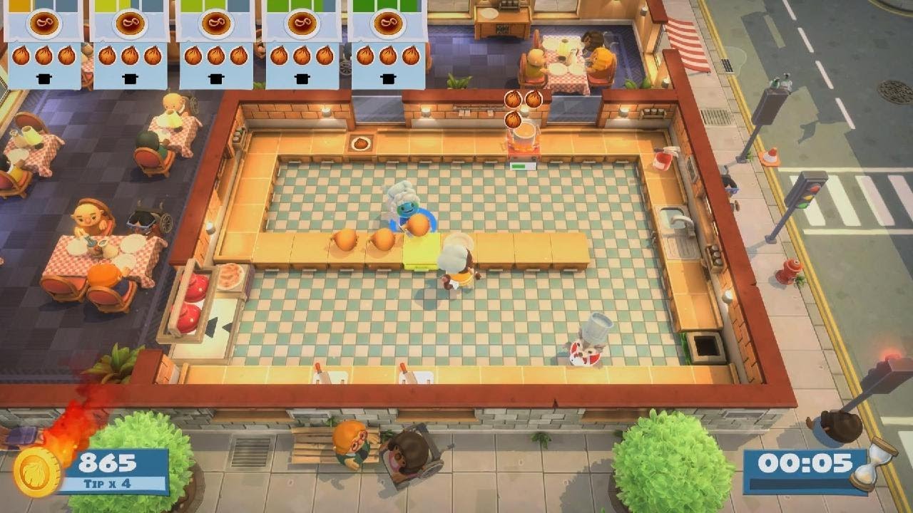 Overcooked! All You Can Eat with my brother and sister part 1