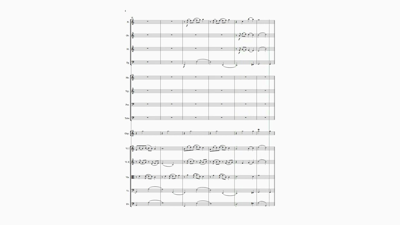 Wittkopf, Orchesterminiaturen nach den Klavierstücken op. 65 - 1. Neujahr