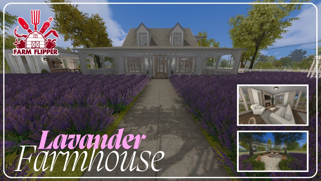 LAVANDER FARMHOUSE - HOUSE FLIPPER FARM DLC