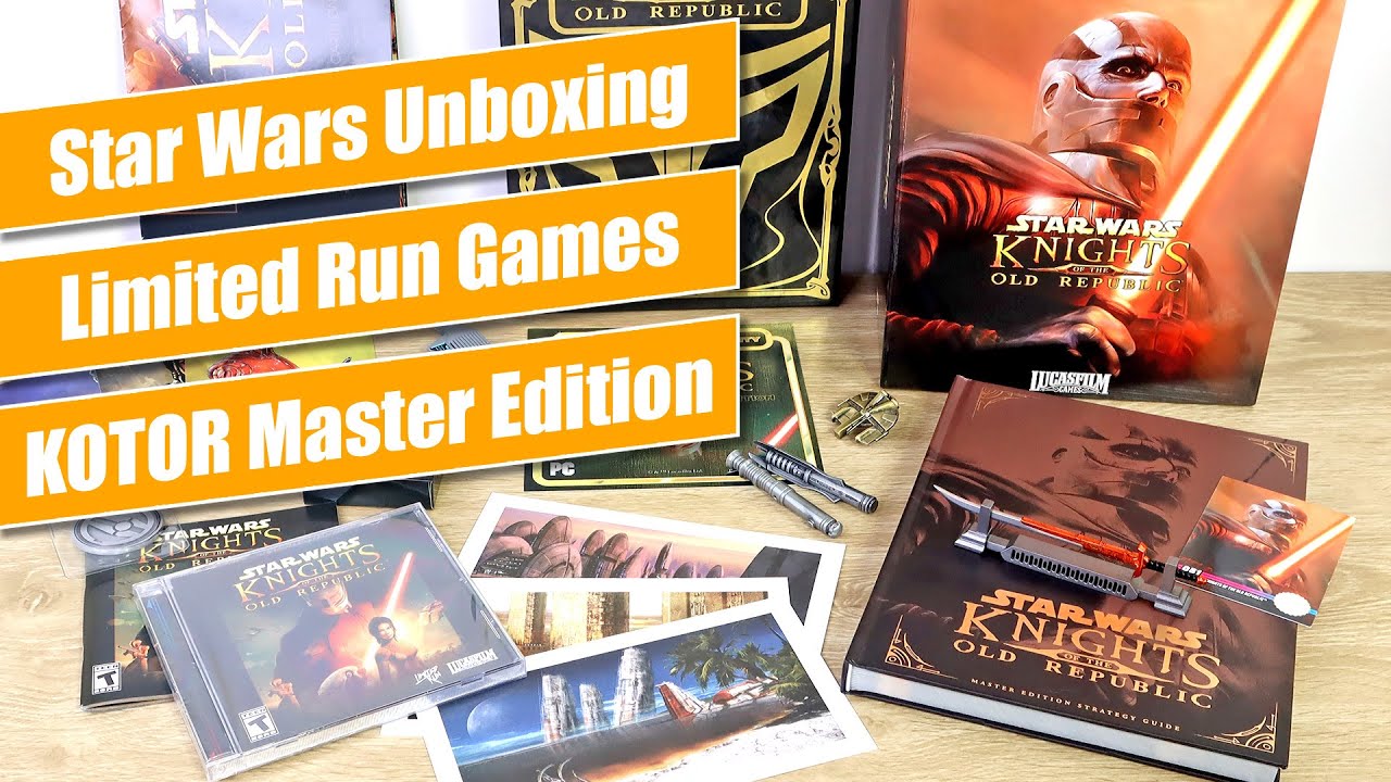 KOTOR Master Edition by Limited Run Games - Star Wars Unboxing