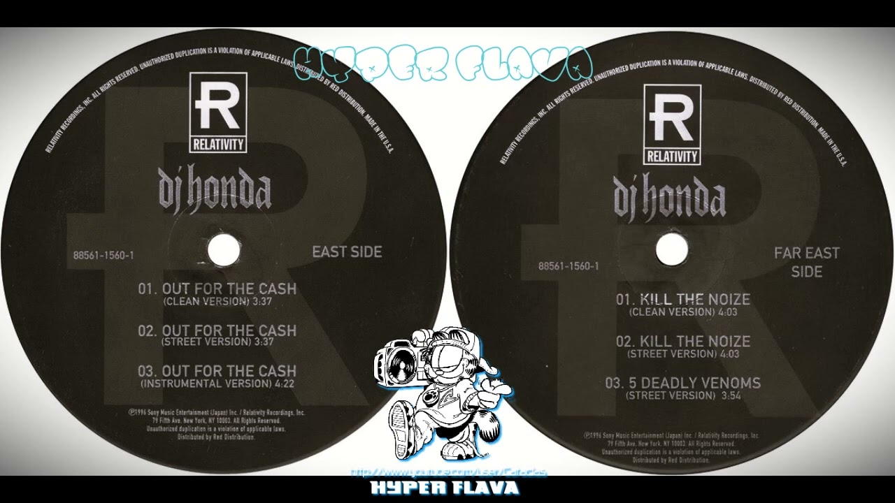 DJ Honda - Out For The Cash / Kill The Noize (Full Vinyl, 12