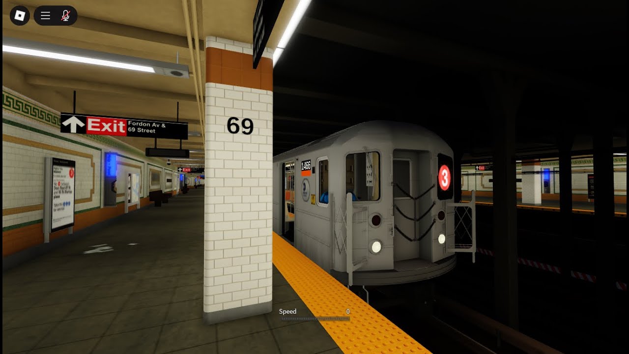 Roblox NTA Fordon Avenue Lines R62 3 Train To Lenexa Av-10th St To Hillard Av-94th St