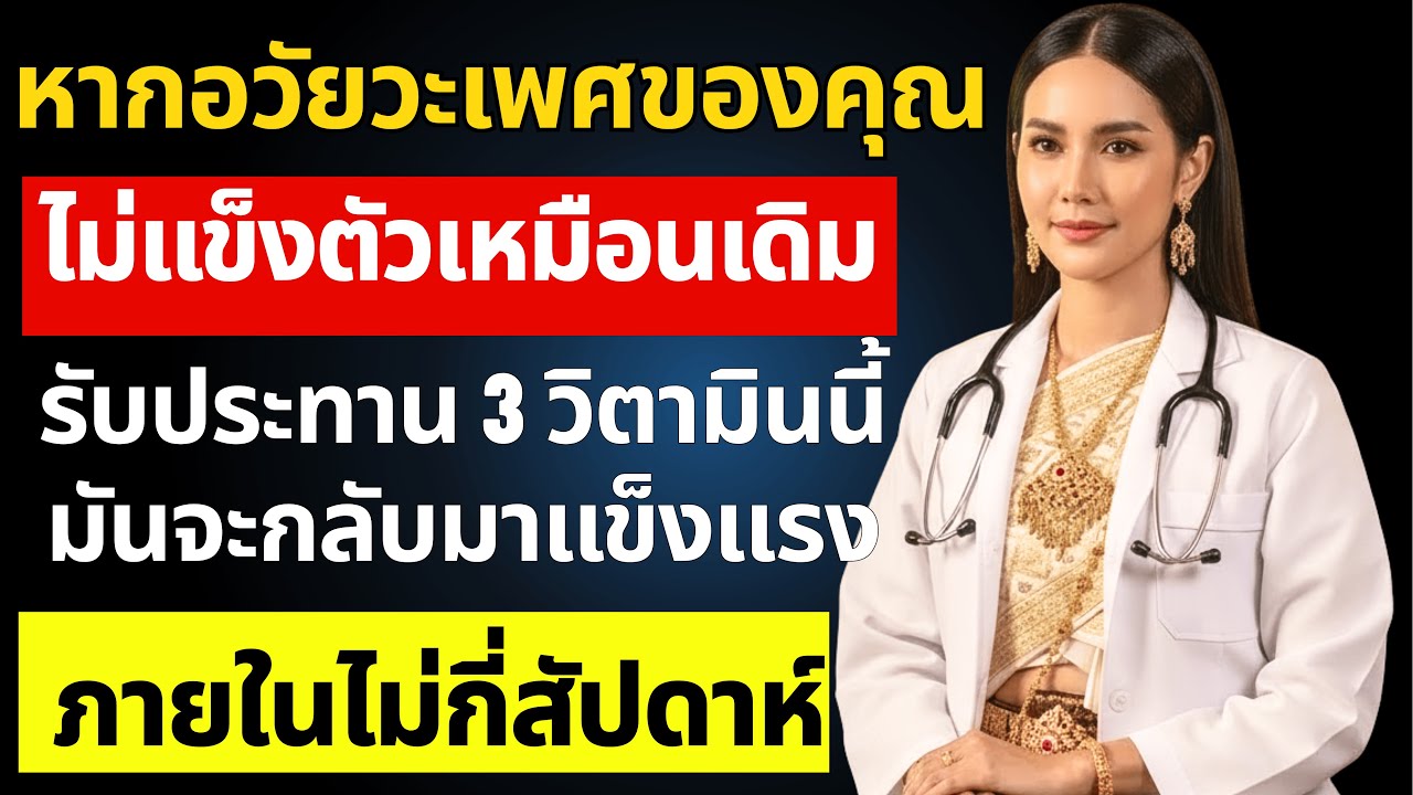 ผู้ชายอายุ 60+: 3 วิตามินสำคัญที่ช่วยเพิ่มพลังงาน สมรรถภาพ และความแข็งแรง