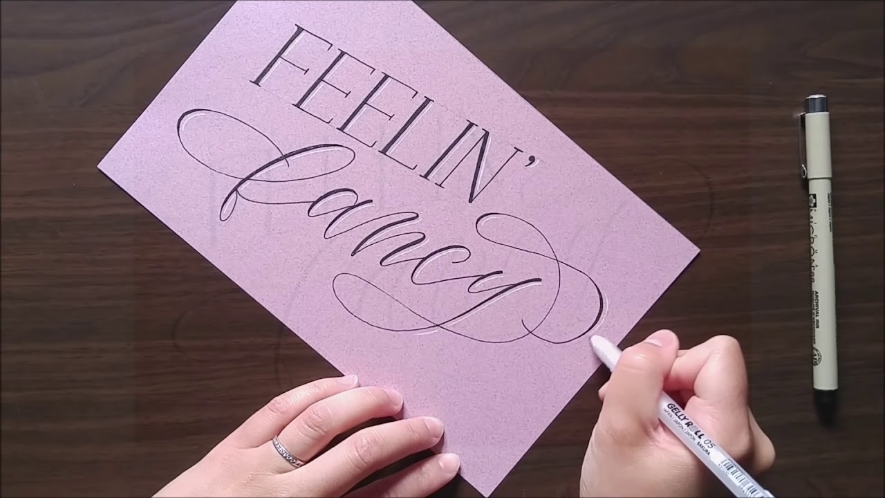 Beginner Tips for Embellished Lettering by Erica Pinto