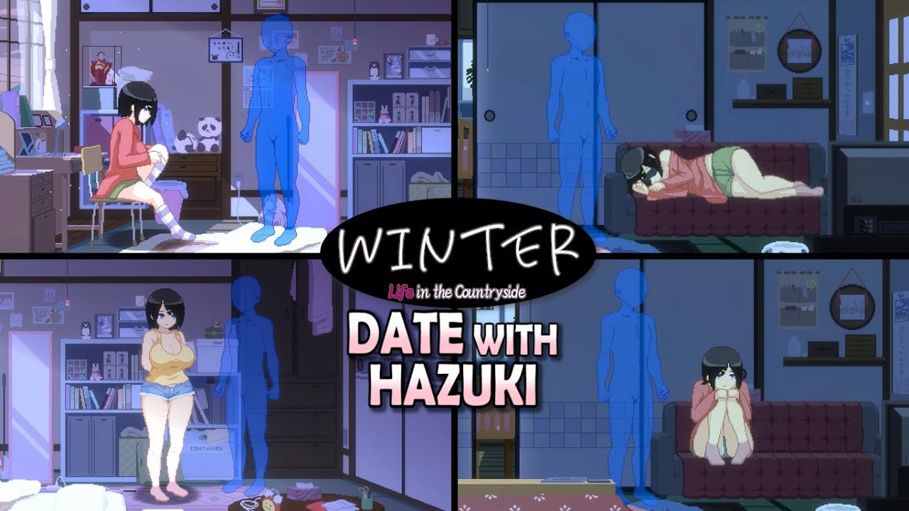 Date with Hazuki at Home | WINTER LIFE IN THE COUNTRYSIDE