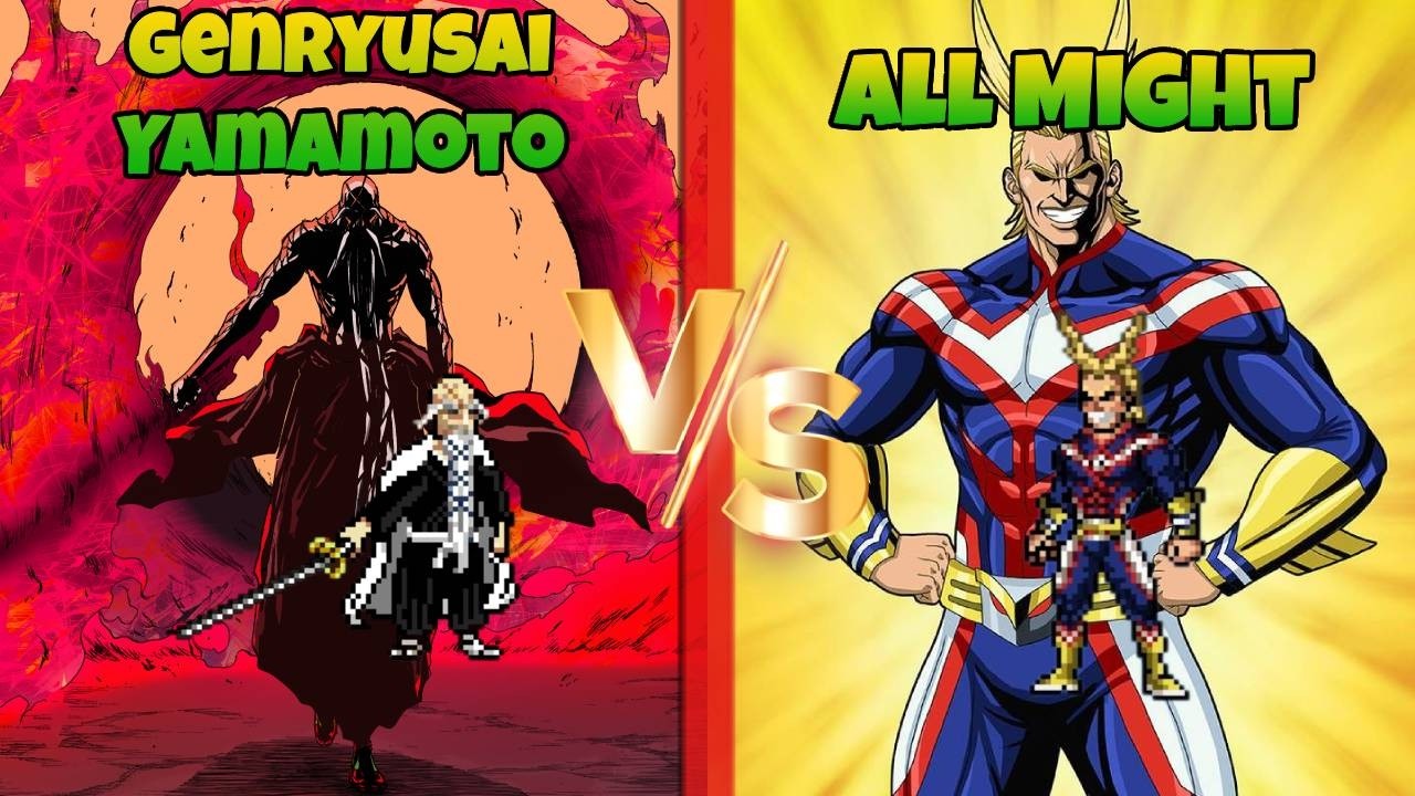Jump Force MUGEN Genryusai Yamamoto vs All Might