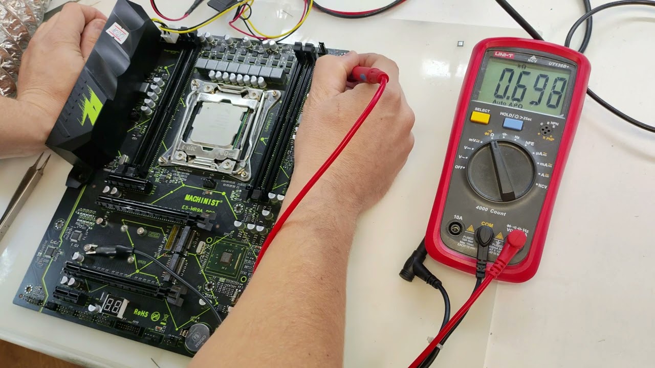 Ремонт MACHINIST E5-MR9A PRO пост-код FF дело не в биосе.