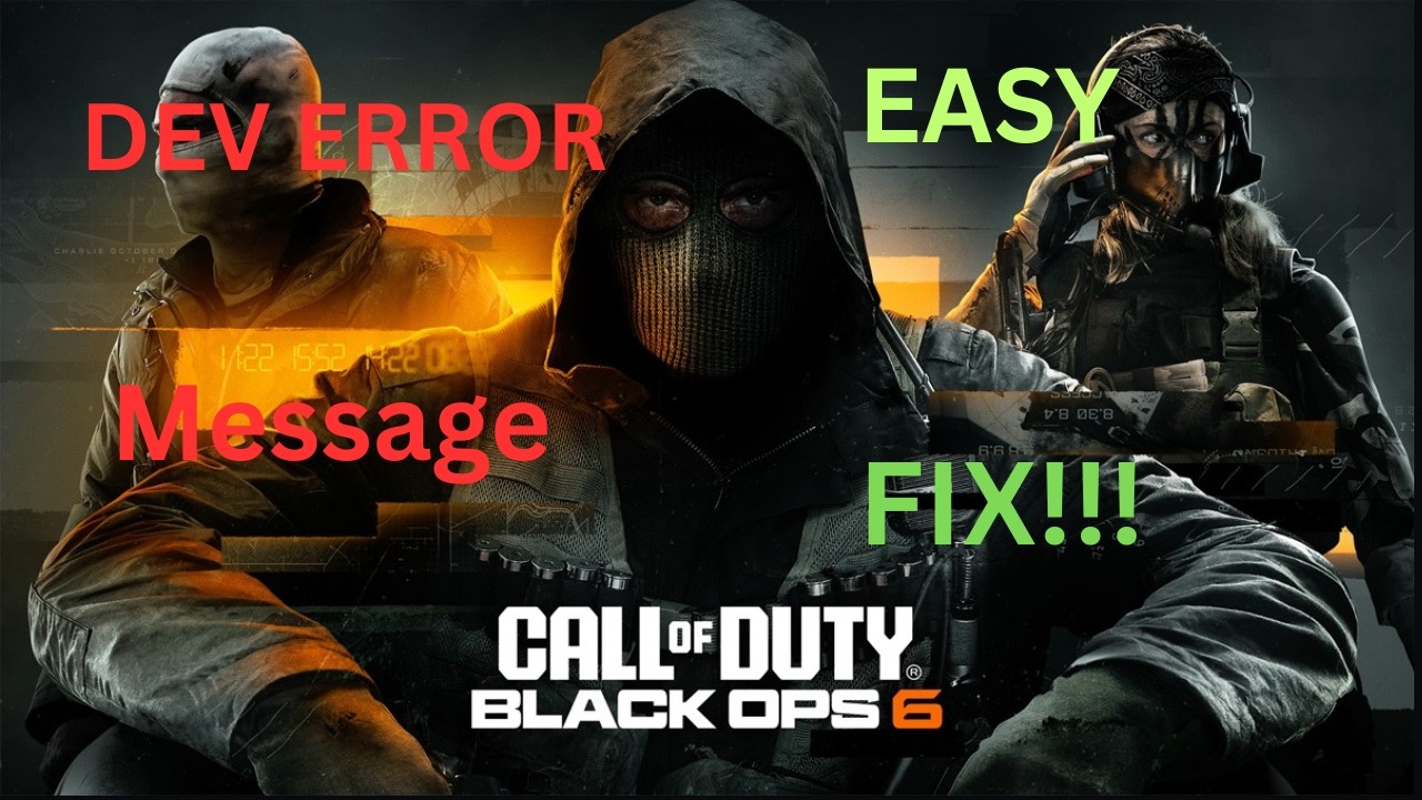 Исправление ошибки разработчика Black Ops 6 (после этого игра не вылетает!)
