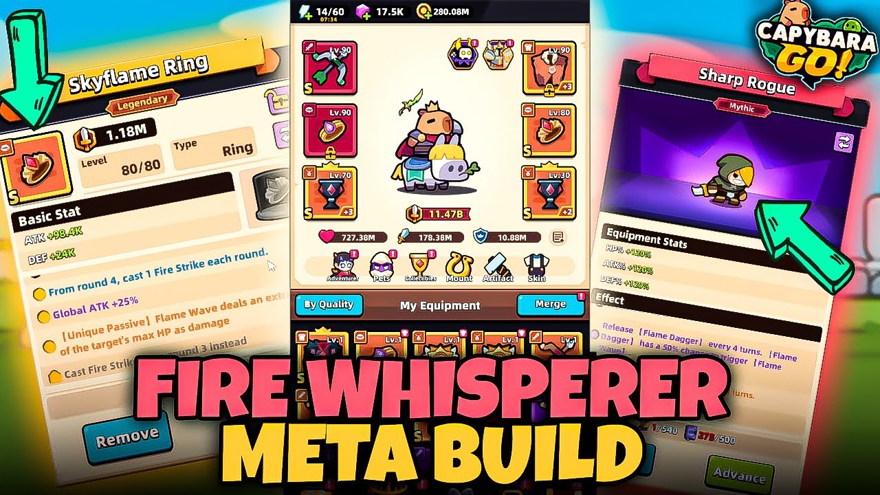 FIRE META WHISPERER BUILD GUIDE // CAPYBARA GO!