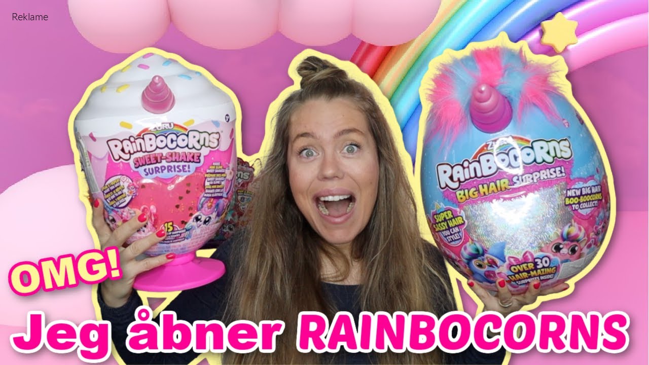 reklame// Jeg åbner rainbocorns sweet shake surprise😱 OMG HVAD HAR JEG FÅET??