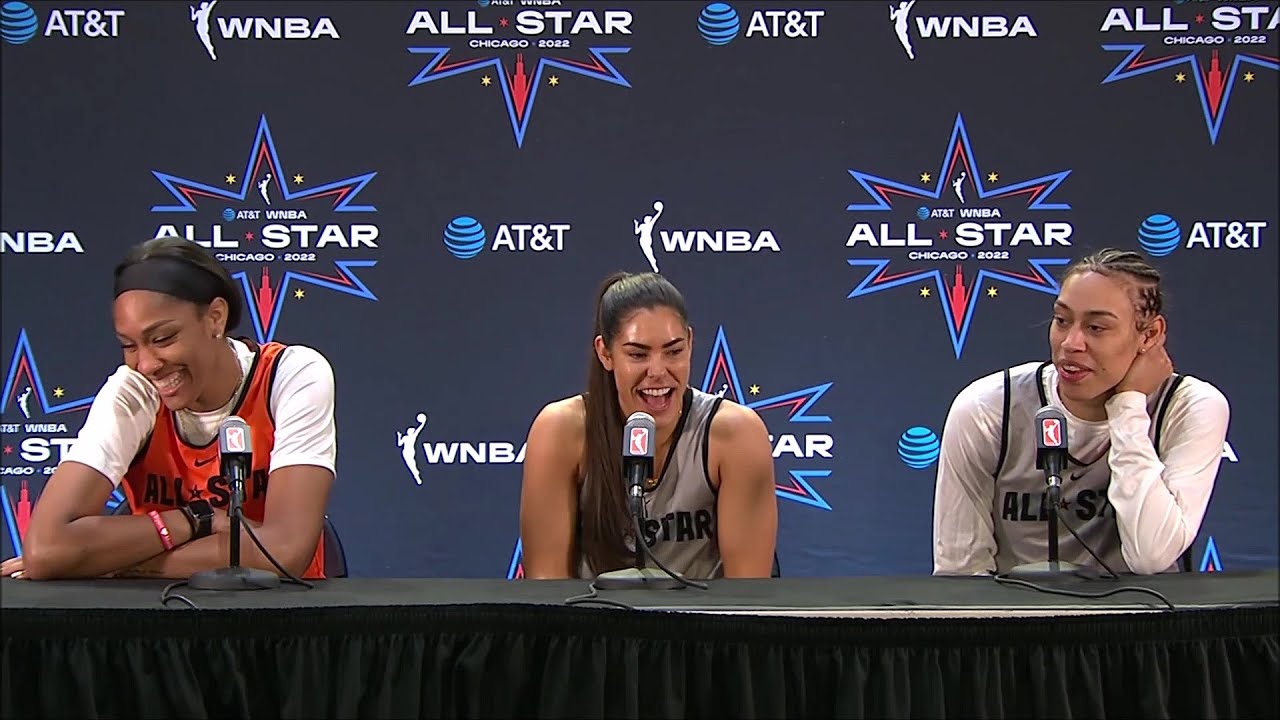 Kelsey Plum, A'ja Wilson, Dearica Hamby Media Availability At 2022 WNBA All-Star | Las Vegas Aces