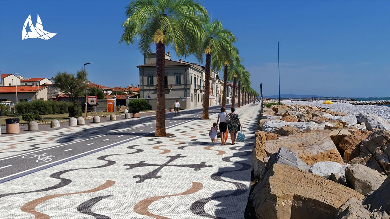 Ipotesi di riqualificazione del lungomare di Marina di Pisa