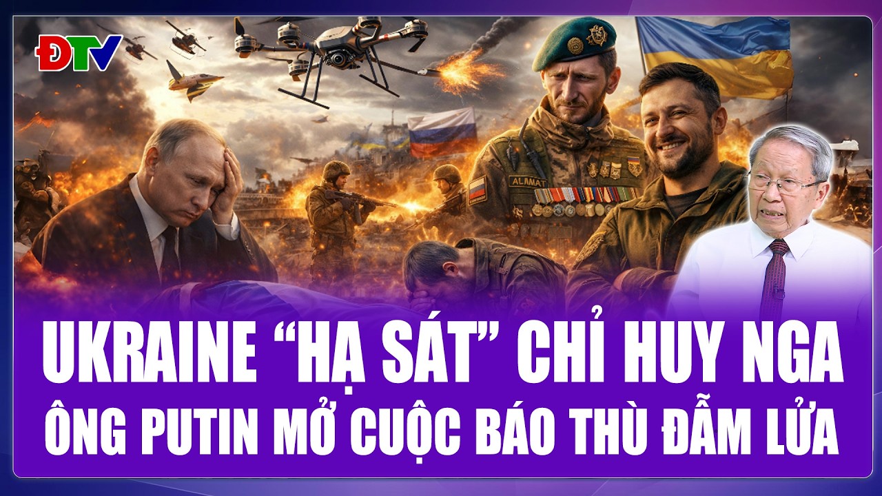 QUỐC TẾ HÔM NAY: Ukraine “hạ sát” chỉ huy Nga, ông Putin thề mở cuộc báo thù đẫm máu