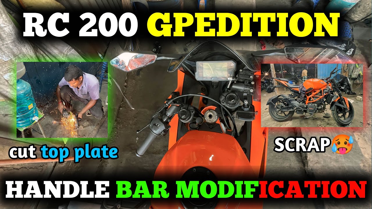 RC200 gpedition handle bar modification | Long ride modification |Tamil