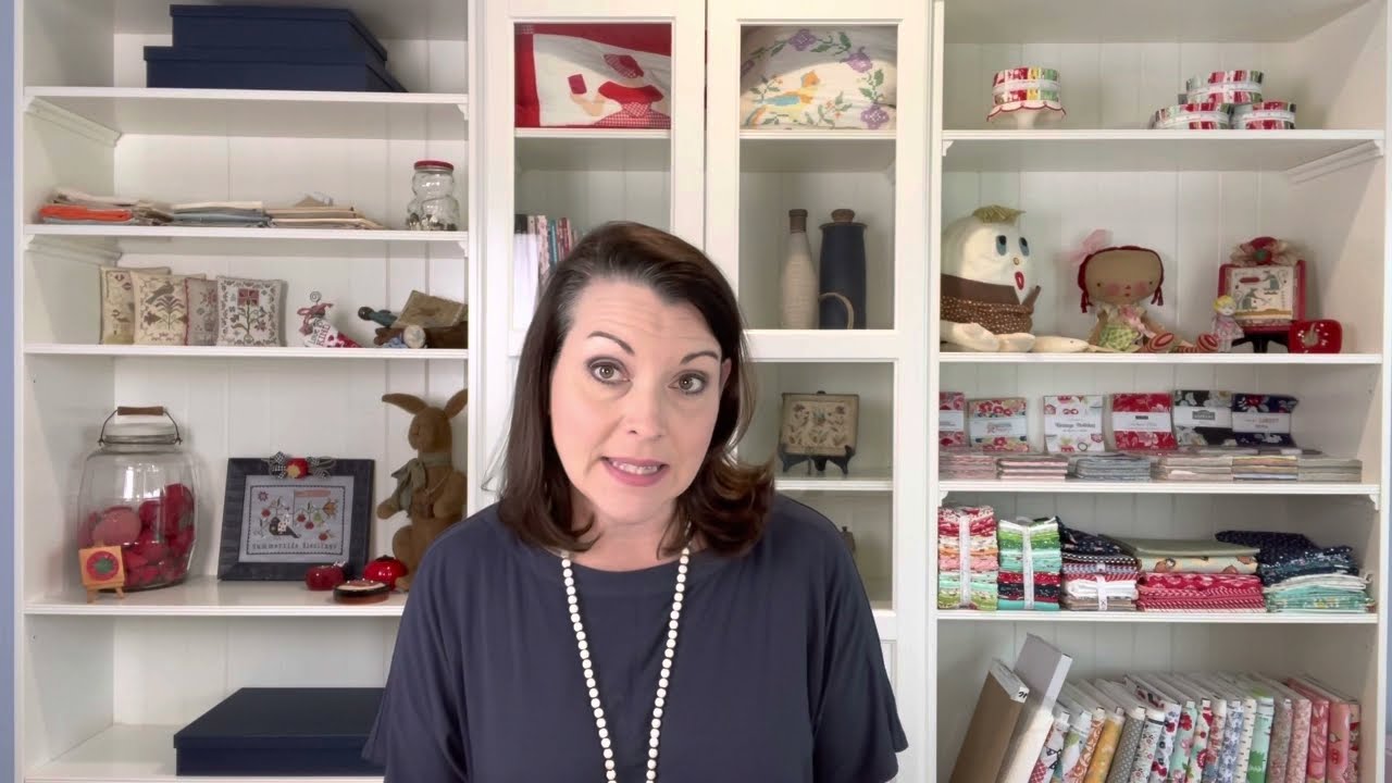 Flosstube 23 A Quaker Christmas update episode 2. Annie, The Proper Stitcher