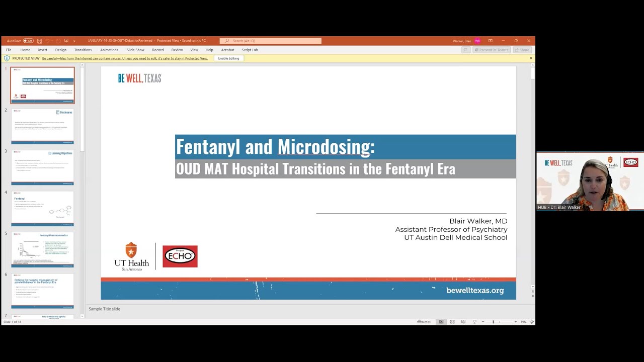 SHOUT | January 19 | Buprenorphine Administration: Microdosing and Considerations for Fentanyl