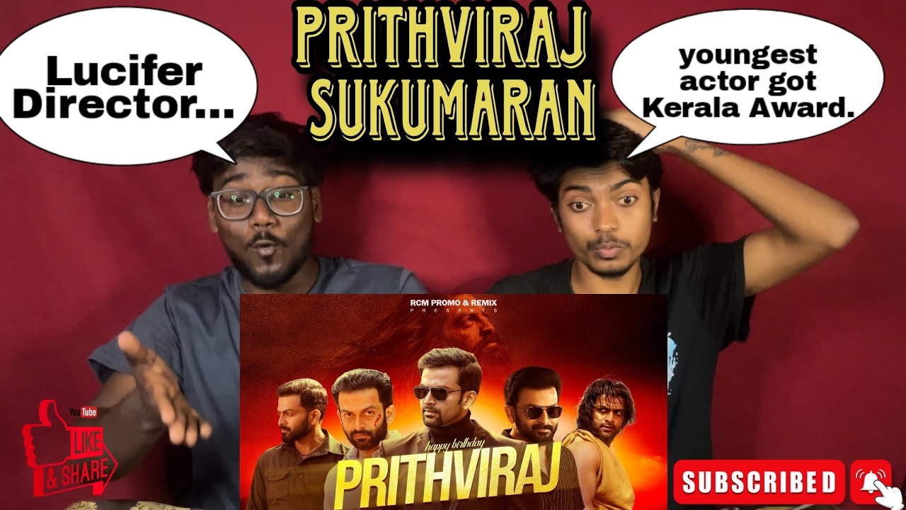 🔥 Prithviraj Sukumaran Birthday Mashup Reaction | The Ultimate Tribute to a Superstar
