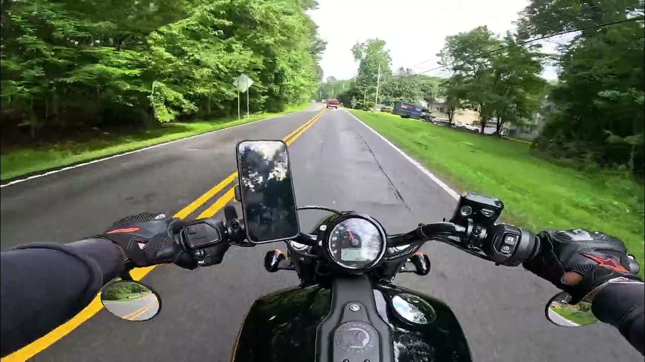 POV First ride on 2025 Indian Scout Bobber with TAB Zombie Baffle
