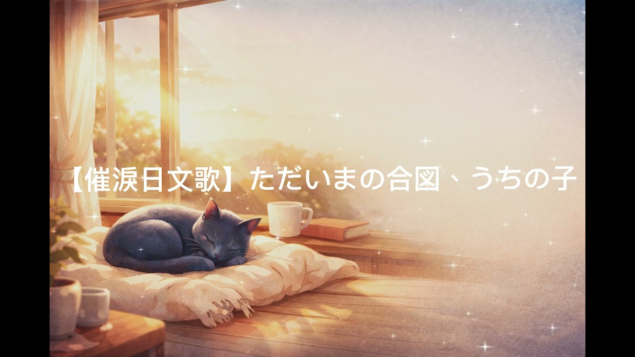 【催淚日文歌】ただいまの合図、うちの子#愛莉的心靈便利店 