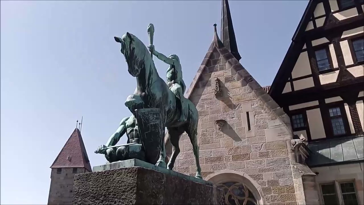 🇩🇪 КРЕПОСТЬ ФЕСТЕ КОБУРГ I Veste Coburg I  Путешествуем по ГЕРМАНИИ 4К
