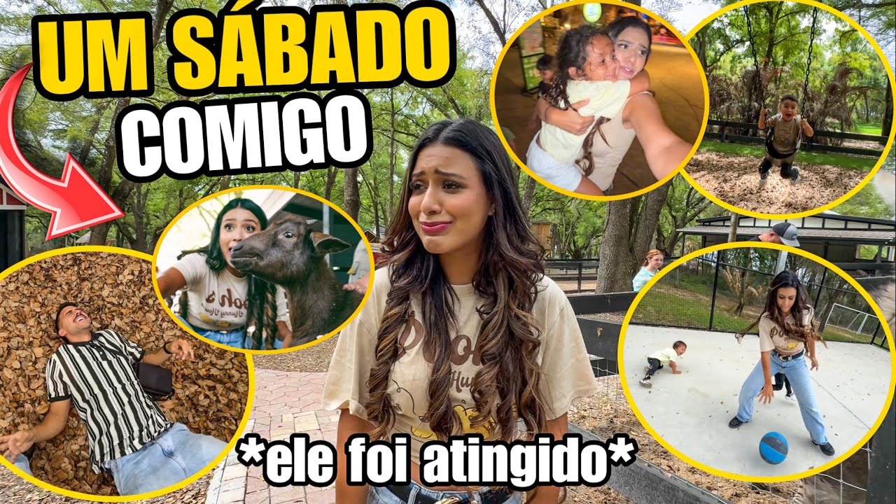 UM SÁBADO INTEIRO COMIGO! *ELE FOI ATINGIDO E CAIU COM FORÇA NO CHÃO.* 😱 MOSTREI TUDO!