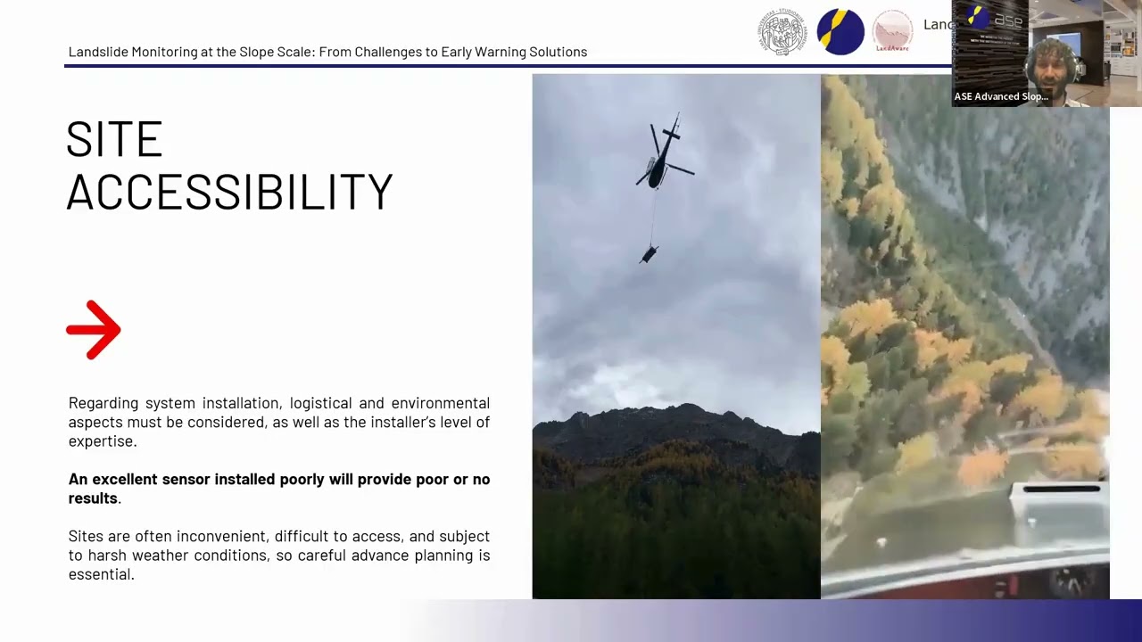 Landslide Monitoring at the Slope Scale: From Challenges to Early Warning Solutions, by Andrea Carri
