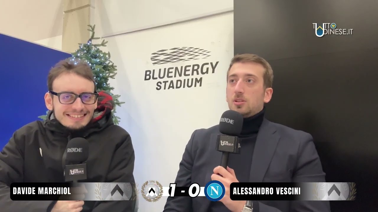 Udinese-Napoli 1-0, il commento post partita