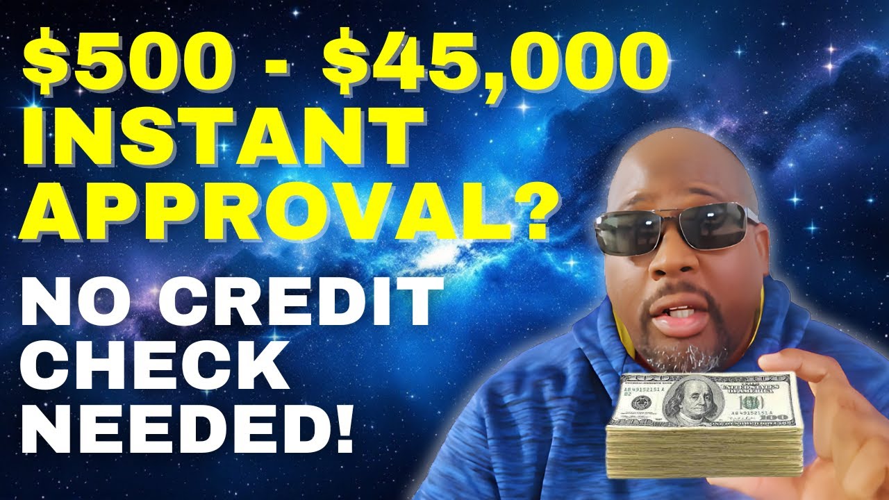 5 INSTANT LOAN APPROVALS With Bad Credit! No Income Verification 2025