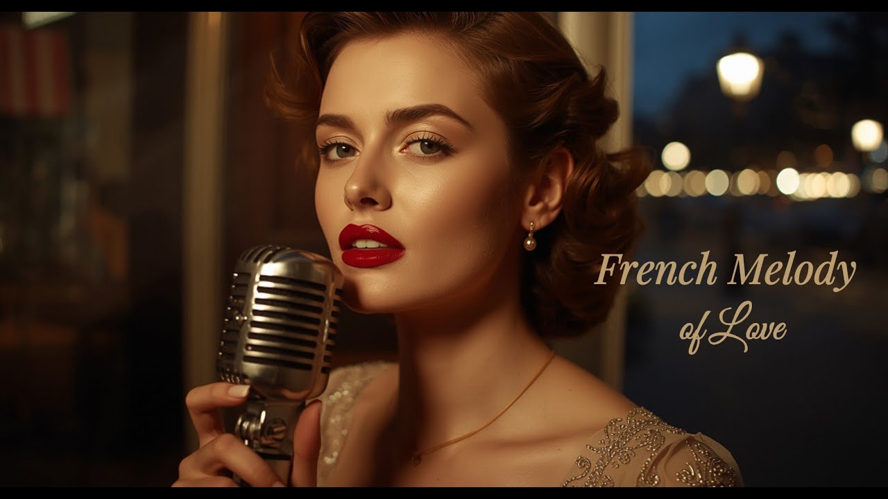 Romantic French Music of Love | Paris Night Ambience