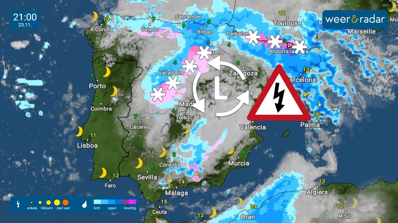 Turbulente tijden Iberisch schiereiland 23.11.2021