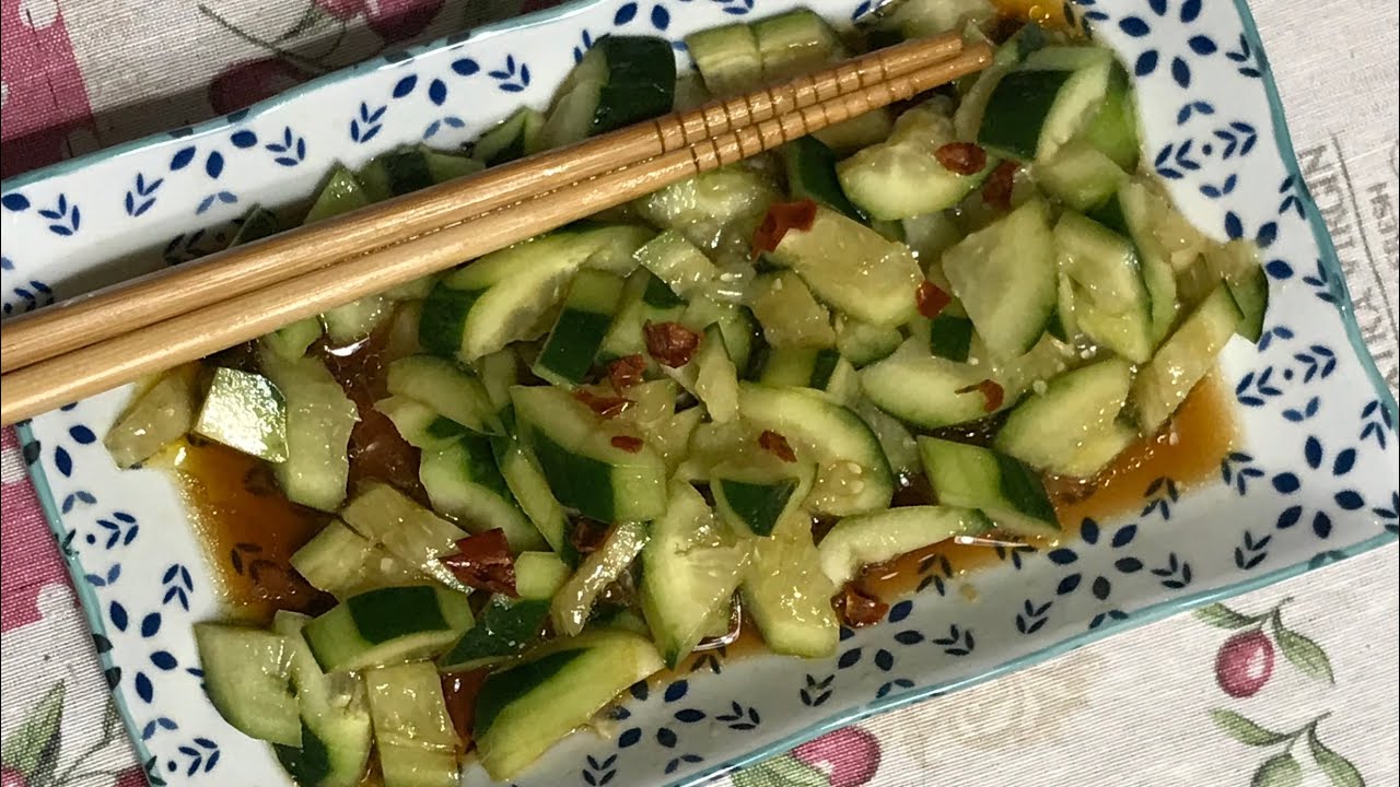 Pai huang gua. Cetrioli frantumati cinesi