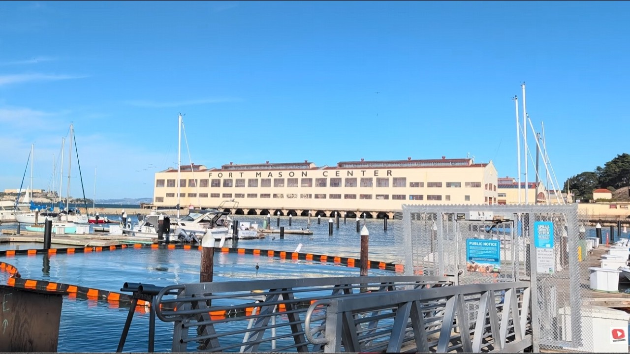 San Francisco 4K Walk ~ Fort Mason Center