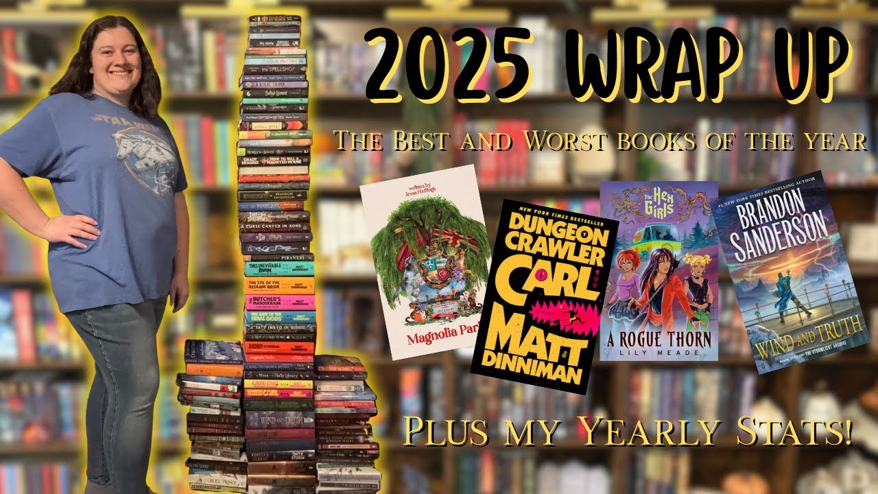 My 2025 Reading Wrap-Up: Stats, Favorites & Flops