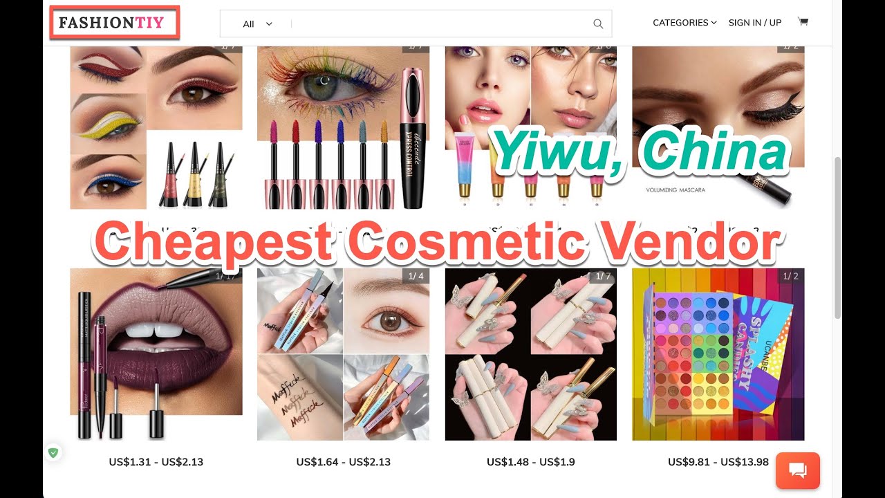 Cheapest Cosmetics Wholesale Market in Yiwu, China | Free Vendor of Quality Buauty Makeup Products!