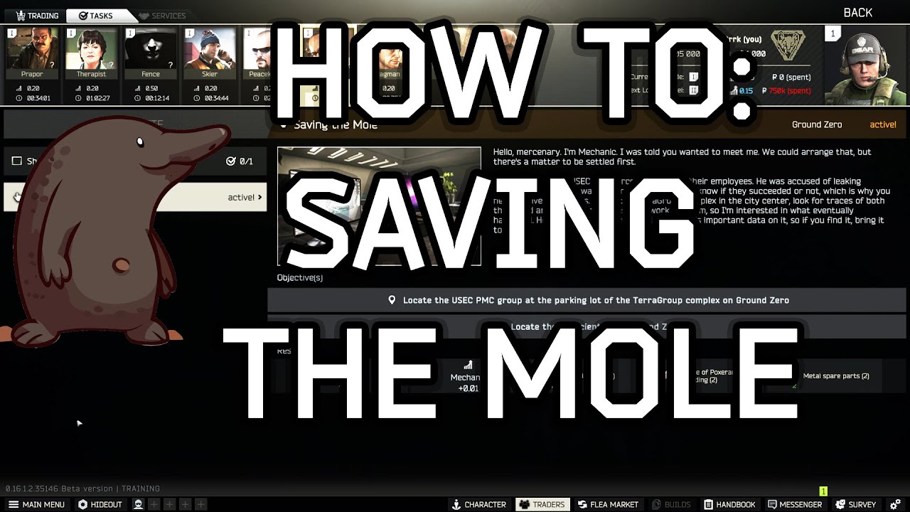 Saving the Mole: Escape From Tarkov Quest Guide