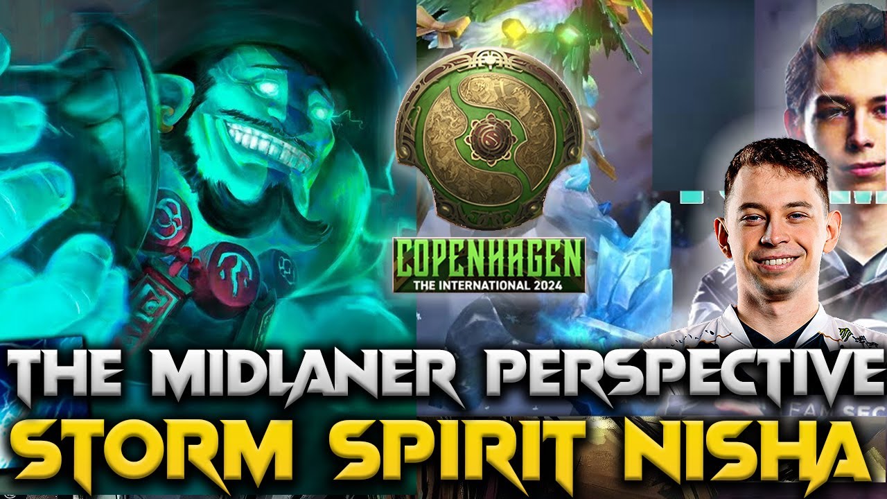 TL. Nisha Storm Spirit The Midlane - The International 2024 : Team Liqud vs Aurora Gaming Dota 2 #
