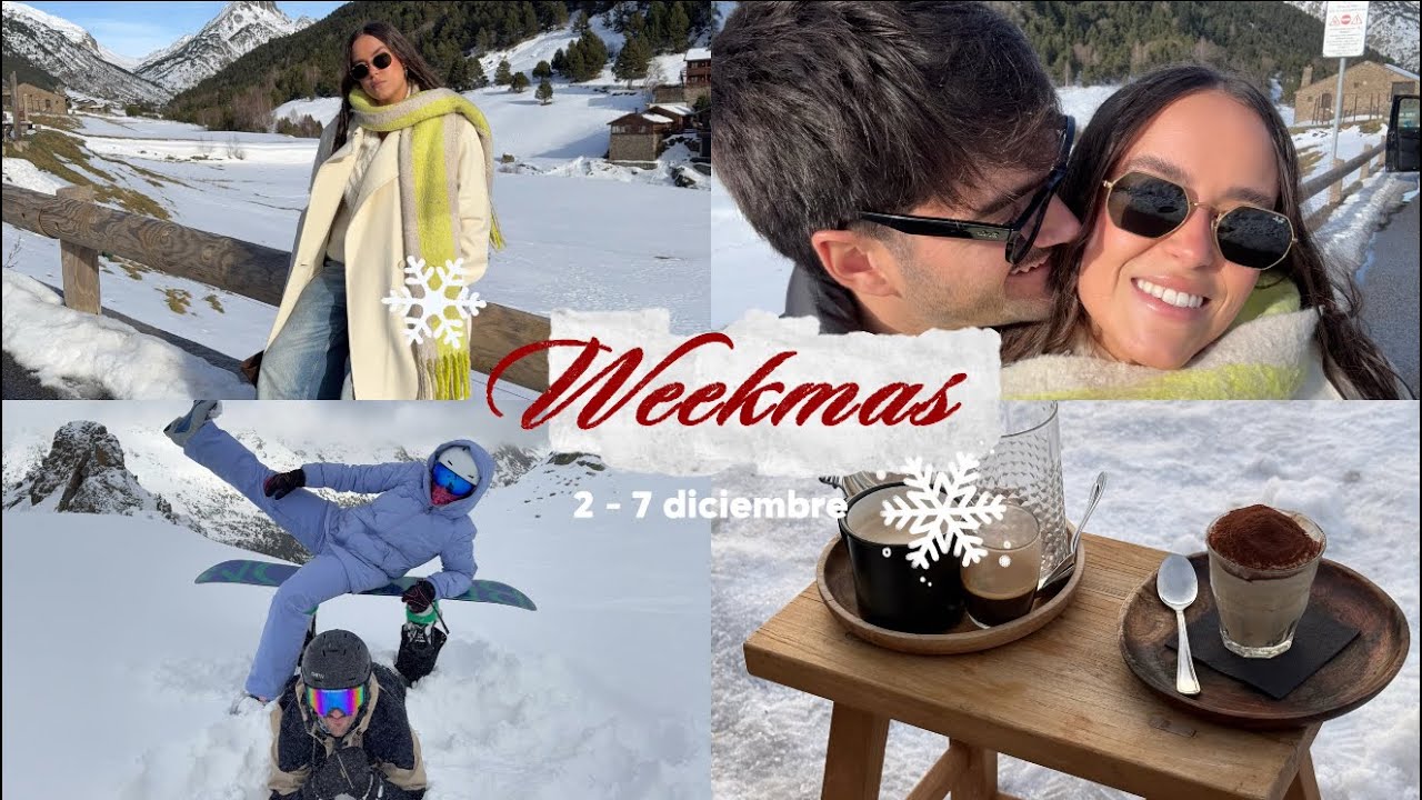 Primera vez esquiando con MI NOVIO (weekmas 1)